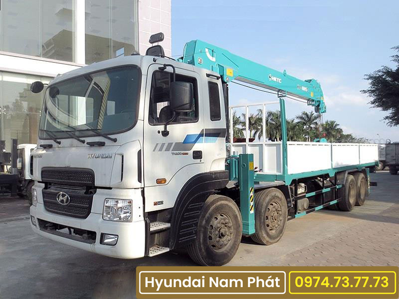 Xe Tải Hyundai HD320 Gắn Cẩu 10 Tấn Hancook HLC-10015S